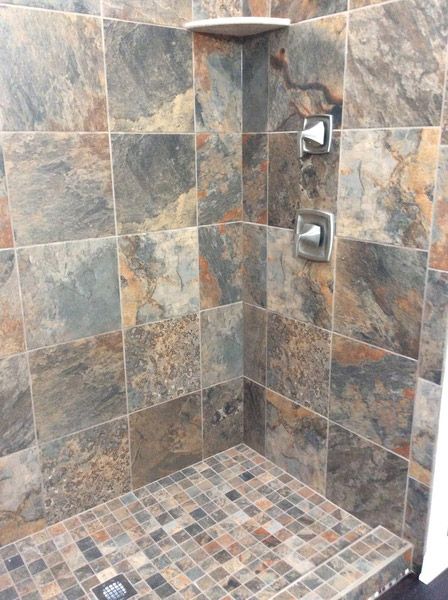 Shower tile by Built Right Construction