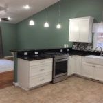 Kitchen peninsula by Built Right Construction, Inc
